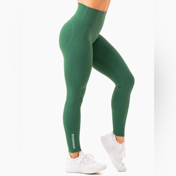 Ryderwear Frequency High Waisted Leggings - Emerald - L - Picture 5 of 6